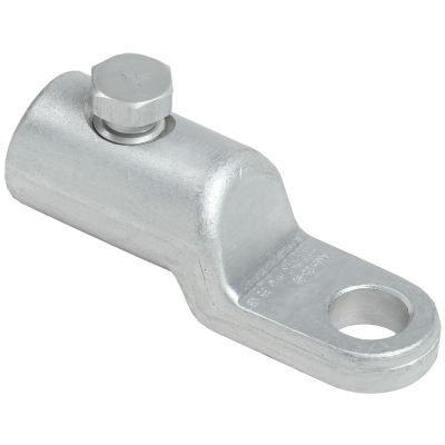 Медно-алюминиевый механический наконечник со срывными болтами АММН 25-95 до 35 кВ