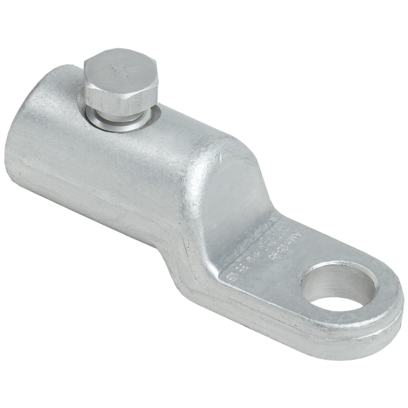 Медно-алюминиевый механический наконечник со срывными болтами АММН 25-95 до 35 кВ