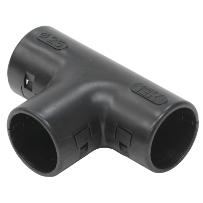 Тройник открывающийся TI25G черный