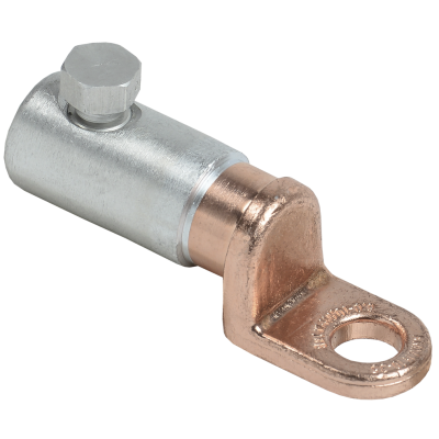 Медно-алюминиевый механический наконечник со срывными болтами АММН 10-35 до 1 кВ