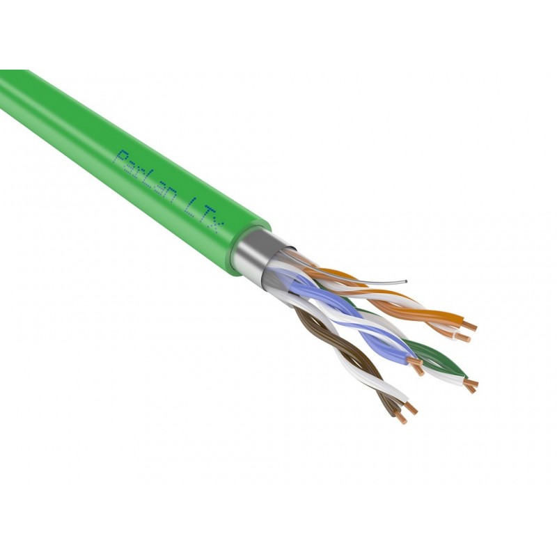 ParLan F/UTP Cat5e PVCLS нг(А)-FRLSLTx 2х2х0,52 - кабель огнестойкий низкотоксичный для СКС и IP-сетей