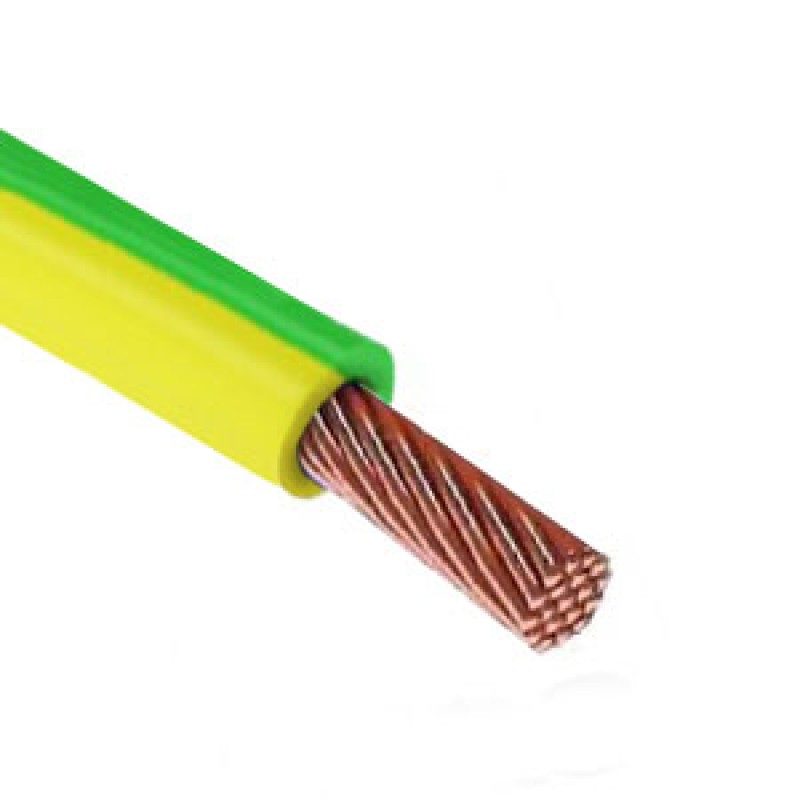 Провод ПВ-3 400 желто-зеленый